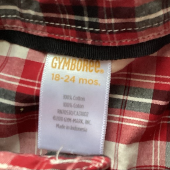 Gymboree christmas plaid dress for womens (mom) matching boys button down - Picture 3 of 4